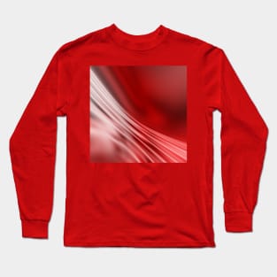 Red abstract pattern Long Sleeve T-Shirt
